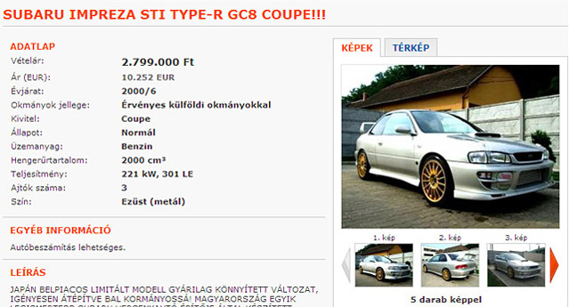 Forr�s: www.hasznaltauto.hu