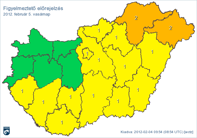 Forrás: OMSZ Forrás: OMSZ